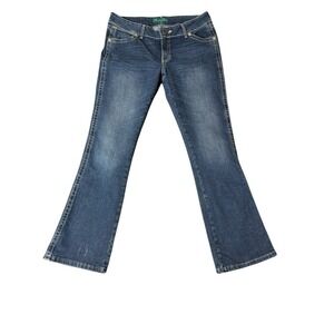Wrangler Women's Size 13/34 Premium‎ Patch Sadie Booty Up Boot Cut Jeans Western